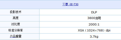 GX-730ͶӰC(j)(sh)